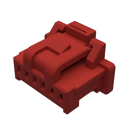 Molex Board Connector, 10 Contact(S), 1 Row(S), Female, 0.039 Inch Pitch, Locking, Red Insulator,  5013301032